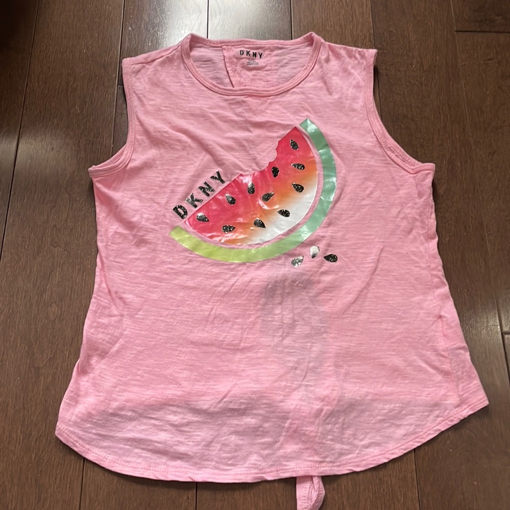 DKNY watermelon print tank
